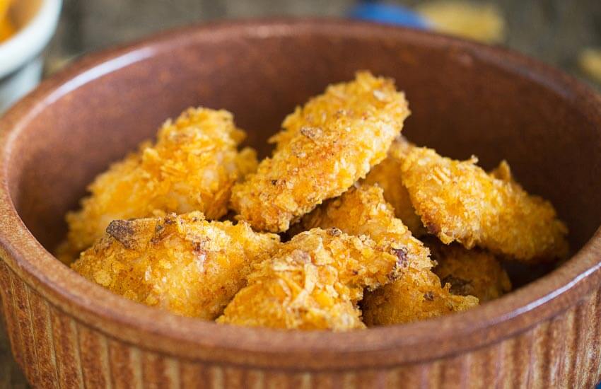 Chicken Nuggets in Paprikachips | Rezept | Videoanleitung