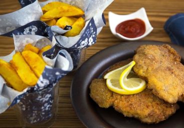 Schnitzel mit Potatoes