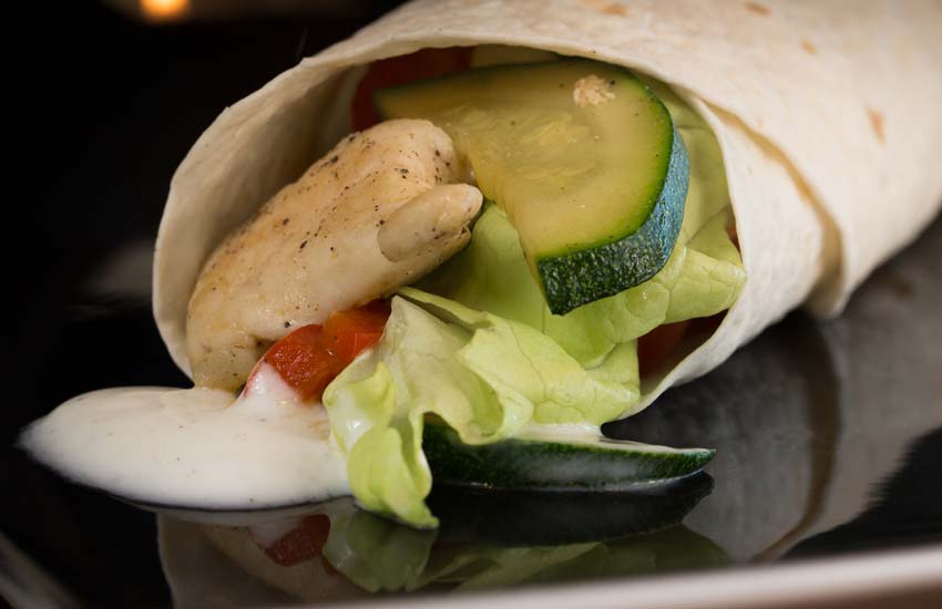 Poulet-Wraps