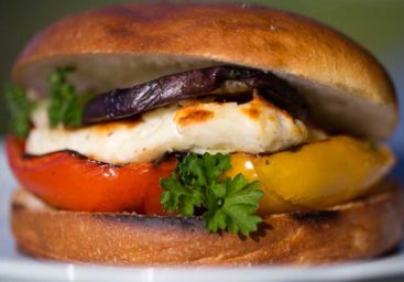 Halloumi-Burger