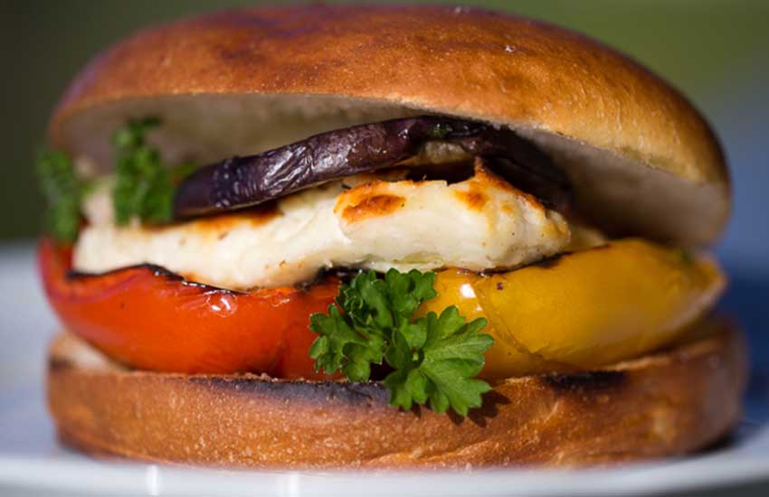 Halloumi-Burger