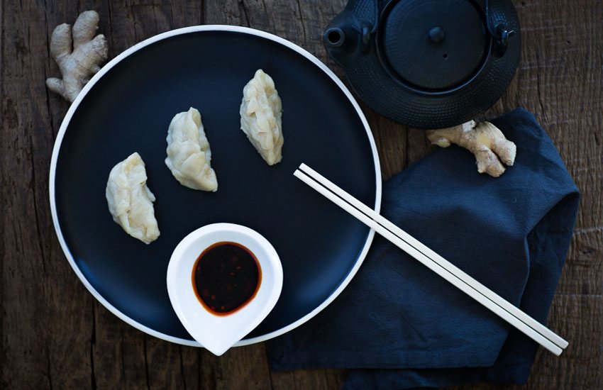 Asiatische Dumplings (Momos)